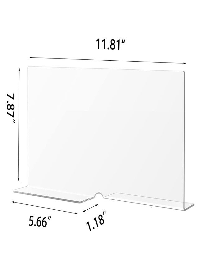Tasybox Acrylic Shelf Dividers, Clear Closet Divider Separator for Wood Shelves, Closets, Kitchen Cabinets, Bedroom Office Bookshelves 4 Pack - Image 4